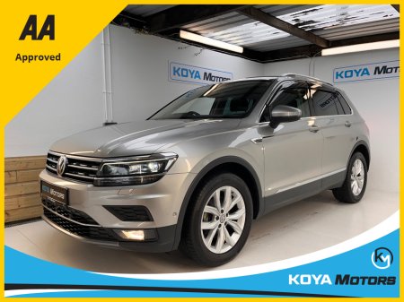 2019 Volkswagen Tiguan 2.0 TDI 4MOTION AWD HIGHLINE PRO PLUS AUTOMATIC //  360* CAMERA W/ REVERSING CAMERA // ELECTRIC TAILGATE // PARKING AID ASSIST // 4 MODE DRIVING // HEATED SEATS // ELECTRIC DASH // HEADS-UP DISPLAY €25,950