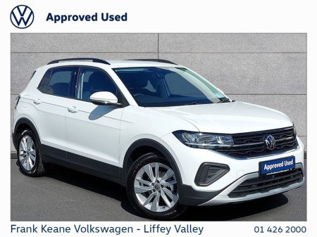 2025 Volkswagen T-Cross EDITION 75 1.0TSI 95BHP *PURE WHITE* *DELIVERY KMS* *252D REG* *BIG SAVINGS VS NEW CAR* *WHILE STOCKS LAST* *PCP 3 YRS FROM €276PM* €29,995