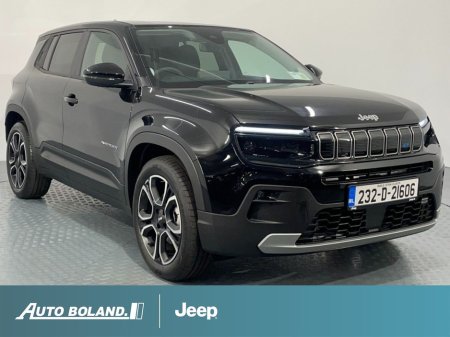 2026 Jeep Avenger Summit edition 54kw €37,995