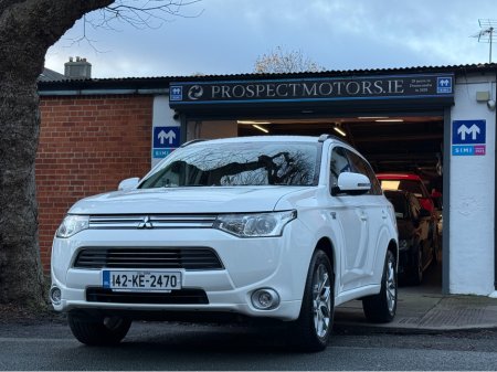 2014 Mitsubishi Outlander 2.0 Plug In Hybrid, New Nct 01/2027, Bluetooth, Cruise Control, Parking Sensors, Paddle Shifters, Climate Control, A/C, Alloys, Ideal Family Car, Only €170 Tax, Half Leather, Finance Available, SIMI, €9,950