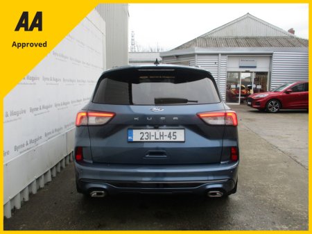 2023 Ford Kuga ST-LINE X 5DR 1.5 TD 120 S6. S6.2 M6, TOP OF THE RANGE WITH WINTER PACK, ONE CAREFUL OWNER AND FULL FORD SERVICE HISTORY !!12 MONTHS WARRANTY AND 12 MONTHS AA COVER. €37,950 thumbnail