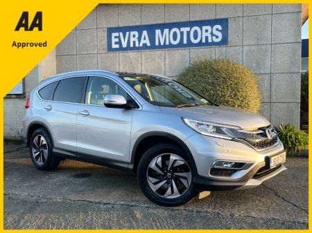 2015 Honda CR-V AUTOMATIC EX 1.6 I-DTEC DIESEL AWD //LOW MILES//HIGH SPEC//FULL LEATHER//PANORAMIC GLASS ROOF//REVERSE CAMERA//HEATED SEATS//