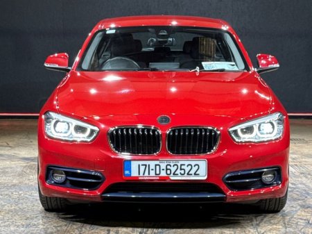 2017 BMW 1 Series 1.5 AUTOMATIC - BLACK CLOTH RED STITCHED UPHOLSTERY - A/C - CRUISE CONTROL €16,950