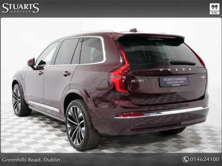 2025 Volvo XC90 ULTRA BRIGHT PHEV XC90 T8 7 SEATS, MULBERRY RED METALLIC WITH CARDAMOM, LEATHER, 21” DIAMOND CUT ALLOYS, AIR SUSPENSION, BOWERS AND WILKINS €88,945