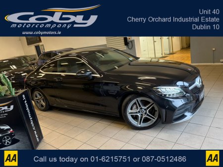 2021 Mercedes-Benz C Class C220D AMG LINE EDITION 2DR AUTO. NCT & Tax, 1/2 Leather, Sat Nav, Dual Climate Control, Heated Seats, Cruise Control, Revers Cam, Parking Sensors, Paddle Shift, BT & more. €35,950 thumbnail