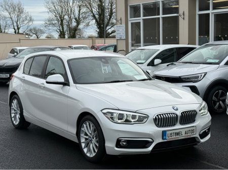 2019 BMW 1 Series FASHIONISTA 2.0D AUTOMATIC * COMES WITH 2 YEAR NEW NCT, SERVICE BOOK PRESENT WITH 4 SERVICE STAMPS, PARKING SENSORS FRONT & REAR,  ADAPTIVE CRUISE CONTROL, MULTIMEDIA DISPLAY, ISOFIX, 2 KEYS * €20,950