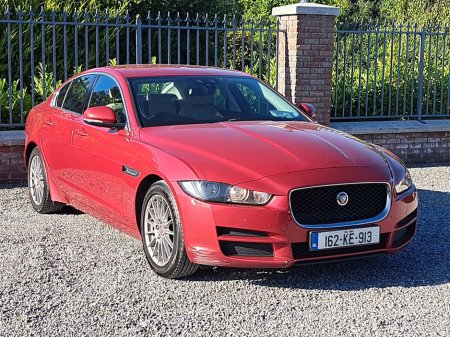 2016 Jaguar XE SE Model 2.0 Diesel 163 bhp with cream cloth seats, cruise control, front fog lights. €9,950