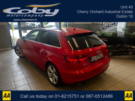 2013 Audi A3 1.4 SPORT AUTO 5dr. NEW MODEL Stunning Car with Panoramic Sunroof, New NCT done before collection, Alloy Wheels, Dual Climate Control, Reverse Camera, Sat Nav, Bluetooth, MFSW, Full Electrics. €11,950