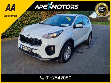 2018 Kia Sportage FINANCE ARRANGED * 1.7 DIESEL ISG 114BHP 5DR * NEW NCT APR-27 * 9-STAMPS SERVICE HISTORY * LATE 182 MODEL * AA APPROVED * 101 SAFETY CHECKLIST * IMMACULATE * TOP-SPEC 5DR SUV * LOW DIESEL MILES * CRUI €15,749