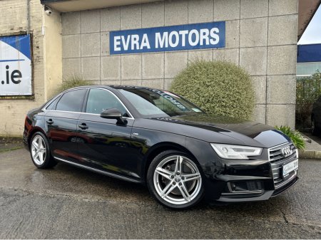 2016 Audi A4 SALOON S-LINE AUTOMATIC 2.0 PETROL //LOW MILES//HALF LEATHER HEATED ELECTRIC FRONT SEATS//REVERSE CAMERA//ADAPTIVE CRUISE CONTROL//