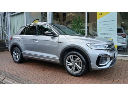 2023 Volkswagen T-Roc R-Line 1.5 TSI 150HP DSG , Pyrite Silver with Black Roof.