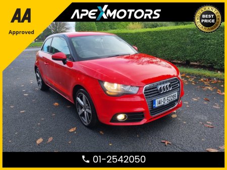 2014 Audi A1 FINANCE ARRANGED * 1.4 TFSI SPORT 122PS 3DR * NEW NCT NOV-26 * 2-KEYS * IMMACULATE * AA APPROVED * 101 SAFETY CHECKLIST * TOP-SPEC * LOW TAX * 12-MONTH ROADSIDE ASSIST *VERY CAREFUL OWNER *01-254-2050