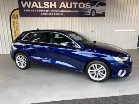 2022 Audi A3 SPORTBACK 30 TFSI 110HP SE 4DR €26,950