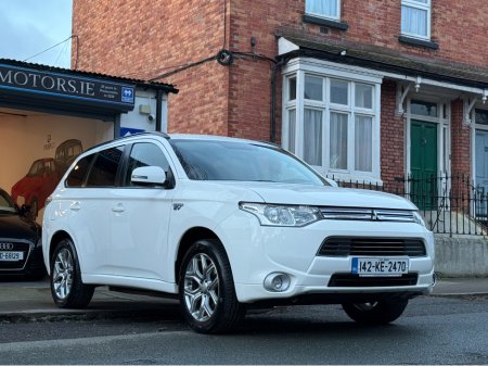 2014 Mitsubishi Outlander 2.0 Plug In Hybrid, New Nct 01/2027, Bluetooth, Cruise Control, Parking Sensors, Paddle Shifters, Climate Control, A/C, Alloys, Ideal Family Car, Only €170 Tax, Half Leather, Finance Available, SIMI, €9,950