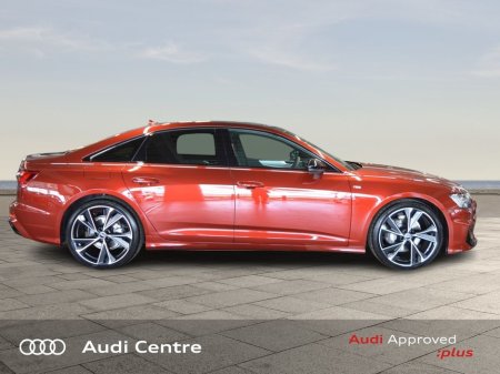 2025 Audi A6 40 TDI QUATTRO S-LINE Price new was € 93,189 GRENADINE RED Sunroof €84,999