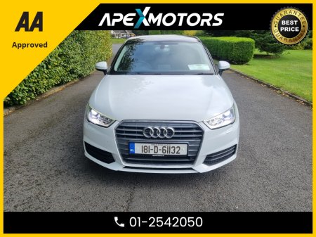2018 Audi A1 FINANCE ARRANGED * IMMACULATE * 1.0 5Dr AUTO * NEW NCT SEP-27 * AA APPROVED * 101 SAFETY CHECKLIST * AUTOMATIC (DSG) * IMMACULATE * HEATED SEATS * STAMPED SERVICE HISTORY * TOP-SPEC 5DR HATCH * LOW LO €16,949