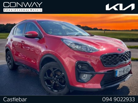 2021 Kia Sportage LEATHER, SATNAV, CAMERA, BLACK EDITION, K3 MHEV SPEC SPECIAL ED 5DR €25,500