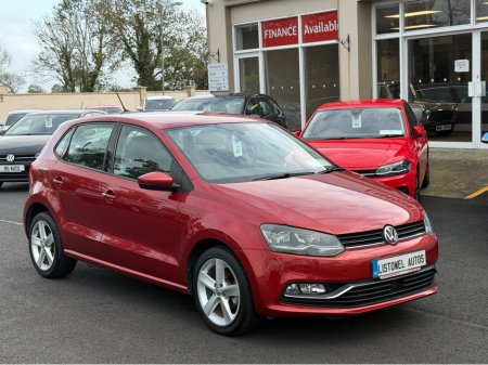 2016 Volkswagen Polo HIGHLINE 1.2 TSI AUTOMATIC *2 STAGE HEATED SEATS, REAR VIEW CAMERA, SERVICE BOOK PRESENT WITH 4 SERVICE STAMPS, ADAPTIVE CRUISE CONTROL, POWERED FOLDING HEATED MIRRORS,ISOFIX CHILD SEAT ANCHOR POINTS* €12,950