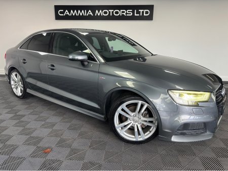 2017 Audi A3 AUDI A3 SALOON S-LINE AUTO*FACELIFT*DIGITAL DASH*HEATED ELECTRIC ADJUSTABLE SEATS*KEYLESS ENTRY & START*ADAPTIVE CRUISE CONTROL*REVERSE CAM & SENSORS*FINANCE AVAILABLE TRADE INS WELCOME* €20,950