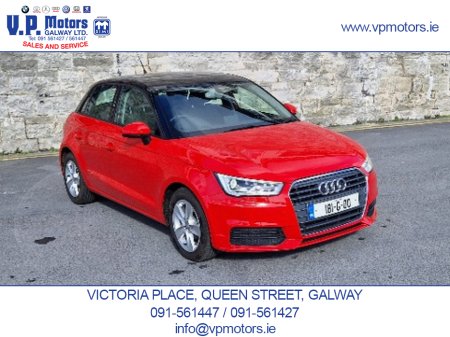 2018 Audi A1 1 OWNER,REVERSE CAMERA,2 TONE,SPORTBACK,AUTO.