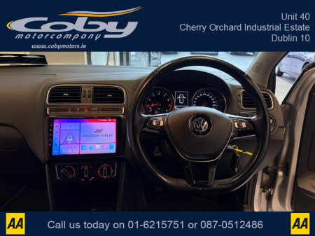 2014 Volkswagen Polo 1.0 75HP MANUAL 5SPEED 5DR. NCT & TAX, Sat Nav, Alloy Wheels, Car Play, Touch Screen, MFSW, Air Con, AUTO Wipers, Full Electrics, 2 Keys, Folding Rear Seats, Luggage Cover and more. €9,950 thumbnail