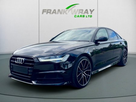 2018 Audi A6 S-LINE BLACK EDITION 2.0 TDI ULTRA 190 **FULL LEATHER**SAT NAV**FLAT BOTTOM STEERING WHEEL**MINT**FSH** €23,950