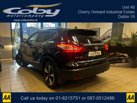2017 Nissan Qashqai 1.5 Top Spec SV PREMIUM '17 5DR. NCT,Full Leather, Alloy Wheels, MFSW, Full Electrics, Reverse Cam,Parking Sensors, Cruise Control, Dual Climate Control, Sat Nav, Heated Seats, Luggage Cover and m €15,950 thumbnail