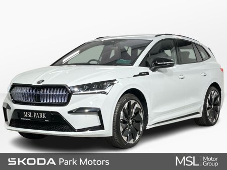 2025 Skoda Enyaq IV 85 Sportline+ - Crystal Grille - Reversing Camera - Sat Nav - Climate Control - Heated Seats - Keyless Start - Apple CarPlay/Android Auto