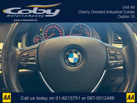 2016 BMW 5 Series D 5N22 4DR AUTO EU6 SE.  NCT, Full Leather, Alloy Wheels, MFSW, Full Electrics, Parking Sensors, Cruise Control, Dual Climate Control, Sat Nav, Heated Seats, Luggage Cover and more. €14,950 thumbnail