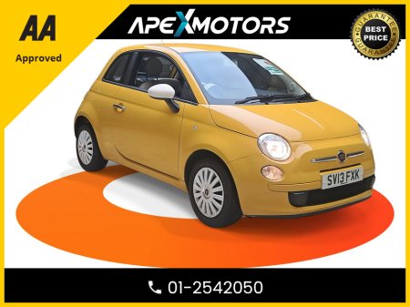 2013 Fiat 500 1.2 COLOUR THERAPY 69BHP 3 * NEW NCT OCT-26 * IMMACULATE * 8-STAMPS SERVICE HISTORY * AA APPROVED * 101 SAFETY CHECKLIST * TOP-SPEC 5DR HATCH * LOW LOW MILES * LOW TAX * 12-MONTH ROADSIDE ASSIST * ONE