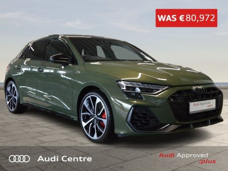 2025 Audi S3 Sportback TFSI 333HP High spec. Price new was €80,972 €70,999