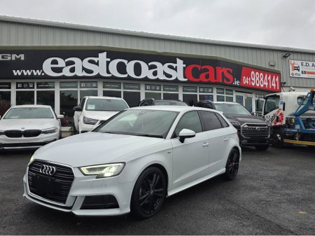2018 Audi A3 S-LINE EDITION 1.4 TFSI FACE-LIFT- SMARTPHONE INTERFACE- SATNAV - VIRTUAL COCKPIT - NAVIGATION REVERSING CAMERA -BLIND SPOT - PARKING SENSORS- LEATHER €21,950