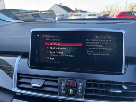 2019 BMW 2 Series 218D LUXURY 2.0 AUTO * SERVICE BOOK PRESENT WITH 8 SERVICE STAMPS, REAR VIEW CAMERA, PARKING SENSORS FRONT & REAR, APPLE CARPLAY//ANDROID AUTO, ADAPTIVE CRUISE CONTROL, 3 STAGE HEATED SEATS * €19,950 thumbnail