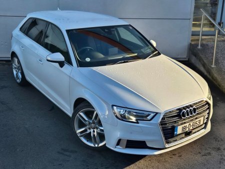 2018 Audi A3 1.4 Petrol S Line Hatch Automatic(150bhp) 18'' Alloys, Sat Nav, Camera, Cruise Control €20,888