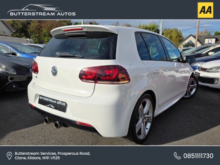 2013 Volkswagen Golf R 2.0 DSG AUTO IN WHITE/BLACK LEATHER 81K KMS €18,999