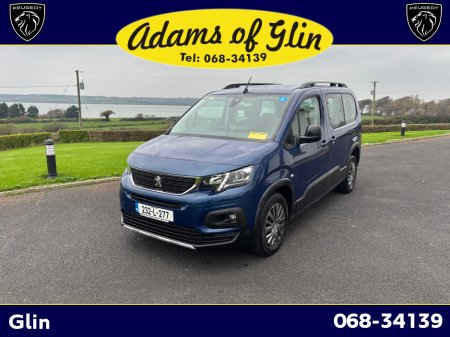 2023 Peugeot Rifter ALLURE LONG **Wheelchair and 3 rear passengers*** €36,950