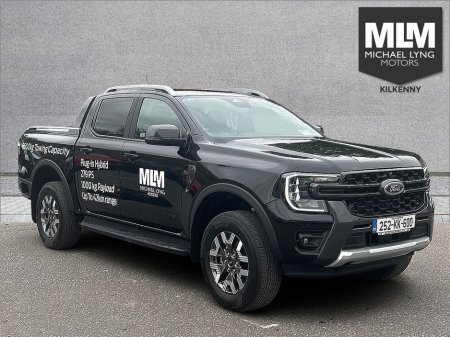 2025 Ford Ranger Wildtrack 2.3 PHEV 281ps (V) Price Ex VAT *Power Roller canopy & Factory fit Towbar * €54,467