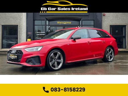 2021 Audi A4 2.0 TDI 35 Black Edition Estate 5dr Diesel S Tronic Euro 6 (s/s) (163 ps) VIRTUAL COCKPIT + TANGO RED + HEATED SEATS + REVERSE CAMERA €32,800