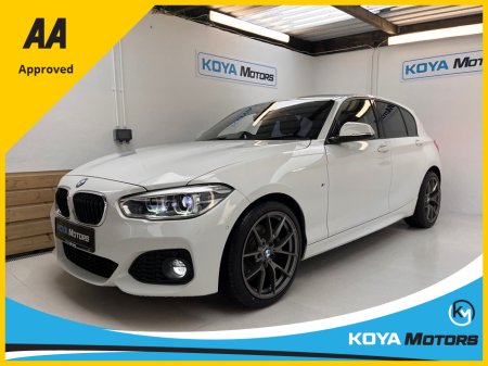 2018 BMW 1 Series 118D F20 2.0 DIESEL M-SPORT PRO PLUS AUTOMATIC // M3 CS ALLOY PACKAGE INCLUDED // ALPINE WHITE METALLIC // LED MATRIX LIGHTING // LANE DEPARTURE ASSIST // PRO BLUETOOTH MEDIA PACK // CRUISE CONTROL