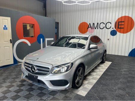 2017 Mercedes-Benz C Class MERCEDES C CLASS AUTOMATIC AMG LINE C180 / 41k KMs / HEATED LEATHER , REVERSE CAMERA , ADAPTIVE CRUISE & MORE €25,950