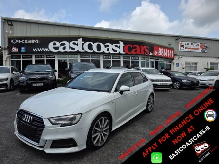 2018 Audi A3 ( 182 REG 1.4 S-LINE EDITION  VIRTUAL COCKPIT - NAVIGATION -CARPLAY ANDROID AUTO LEATHER PACK - REVERSING CAMERA / PARKING SENSORS - DRIVE MODE