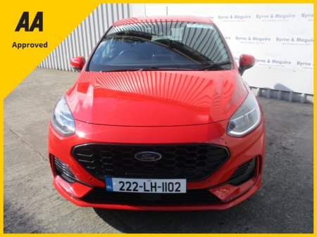2022 Ford Fiesta ST-LINE 1.0TURBO 125PS  SPORTS BODY KIT   HIGH SPEC WITH PARKING PACK REVERSE CAMERA HEATED SEATS AND STEERING WHEEL AND SELF PARK. 12 MONTHS WARRANTY AND 12 MONTHS AA COVER €19,950