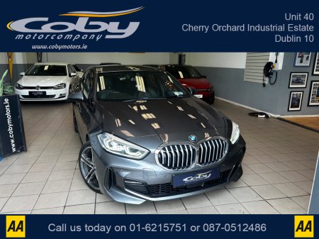 2020 BMW 1 Series I M SPORT 5DR Petrol Manual. Immaculate Car with only 62km, NCTd, Service History. Full M Sport Spec, Sat Nav, Cruise Control, Heated Seats, MFSW, Media, Parking Sensors, Full Electrics and much more. €23,950