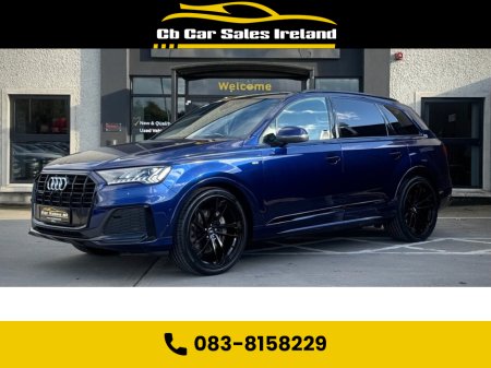 2023 Audi Q7 3.0 TDI V6 50 S line SUV 5dr Diesel Tiptronic quattro 1 OWNER, NAVARRA BLUE, VIRTUAL COCKPIT, REVERSE CAMERA €87,900