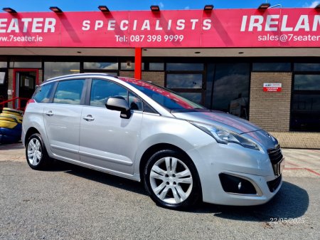 2015 Peugeot 5008 1.6 HDI 115 BHP ACTIVE NCT 07/26 TAX 08/25 7 SEATER €6,900