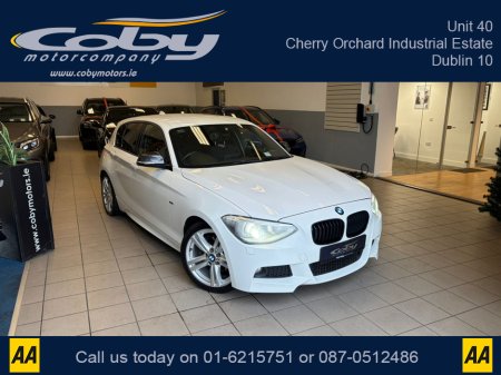 2012 BMW 1 Series 1.6 5DR AUTO M-Sport . NCT Cruise Control, Dual Climate Control, Alloy Wheels, Revers Camera, Bluetooth, Folding Rear Seats, CD Player & more.
