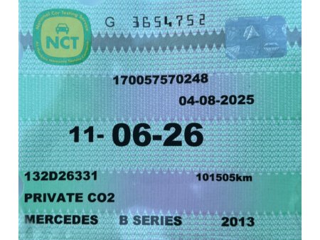 2013 Mercedes-Benz B Class B SERIES DBA-246242 5DR AUTO €9,950 thumbnail