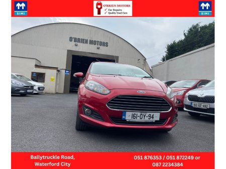 2016 Ford Fiesta ZETEC 1.25 60PS M5 5DR MCA 4DR €9,850