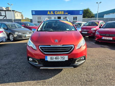 2016 Peugeot 2008 ALLURE 1.2  ** PANORAMIC GLASS ROOF ** HALF LEATHER INTERIOR ** SAT NAV ** DUAL CLIMATE CONTROL ** €9,995