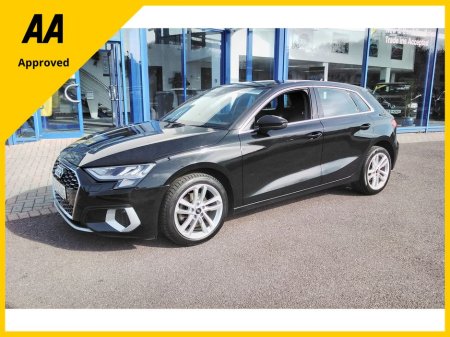 2022 Audi A3 Sportback 30TFSI 110HP SE 4DR €27,995